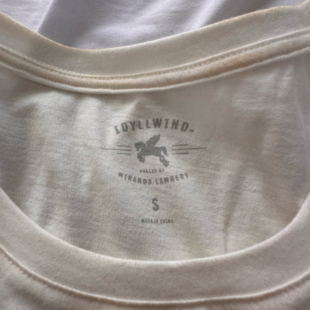 Idyllwind Cream Fringe Sleeve Tee - Picture 2 of 3